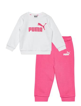 Minicats Ess Crew Jogger Fl Pink PUMA