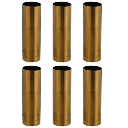 6 stk. Lysekrone Lampefodsdæksler, Europæisk Stil Ærmer til Udskiftning af Belysningsdele, Passer til Lamper til Dekorative Lysekroner, Nem 