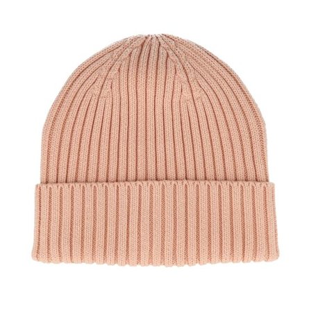 Beechfield - Rosa cuff Beanie - Kids Organic Cotton Peach Cuff @ Hatstore