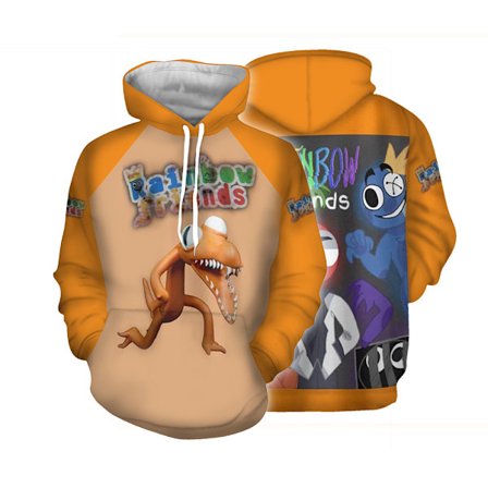 Barn Roblox Rainbow Friends Hettegensere Jumper Topper Kåpe Vintergave