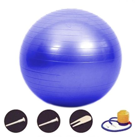 Yogaboll för Fitness, Stabilitetsbollstol med Pump, Förlossningsboll, Fitnessboll