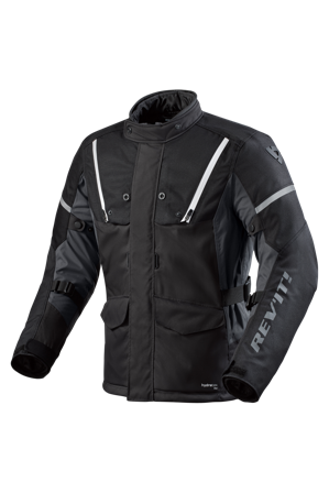 Motorradjacke Rev'It! Horizon 3 H2O Schwarz/Weiß M