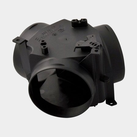 Damper housing Eberspächer, 60 mm, plastic, black