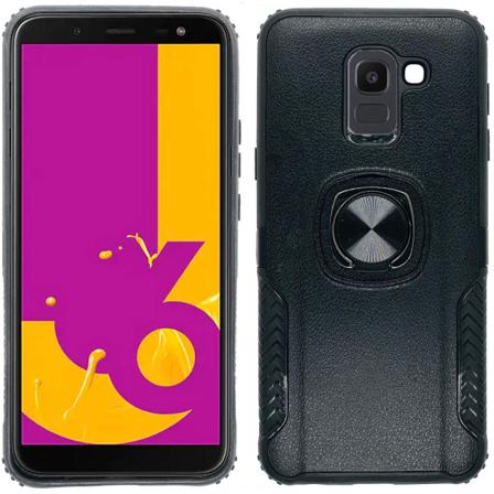 Tyylikäs tehokas suojarenkaan pidike - Samsung Galaxy J6 2018 Svart