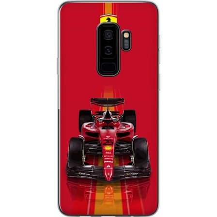 Yhteensopiva Puhelinkuori Samsung Samsung Galaxy S9+ Ferrari Formula 1 -auto ikonisessa punaisessa muotoilussa urheilullisella tarkkuudella