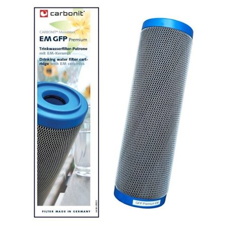 Carbonit - FC-EMG - Prime Inventions GFP Premium EM-filterpatron 0,4 μ med mer aktivt kol och EM-keramik