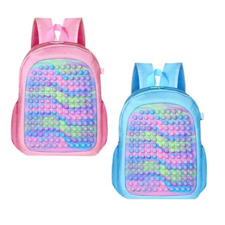 Pop Skolryggsäck För Flickor Pink