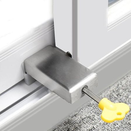 Window Lock Stopper Sliding Window Aluminum Alloy Safety Lock Child Protection Door And Window Anti-theft Lock