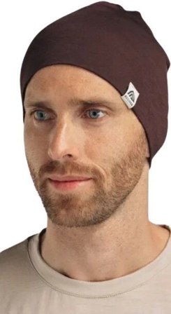 Aclima LightWool 140 Relaxed Beanie Chocolate Plum