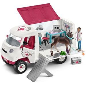 Schleich Mobile Vet with Hanoverian Foal One Size - Toy figures & playsets - One size - White - Mädchen - Toy Playsets