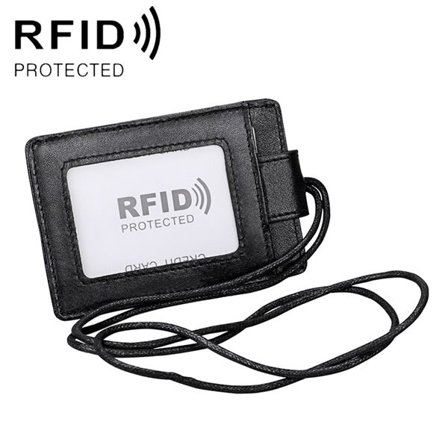 RFID korthållare med nackrem och ID-bricka