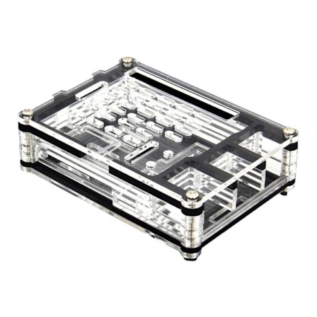 Case RaspberryPi5:lle 4GB/8GB Secure Fit ja helppokäyttöinen