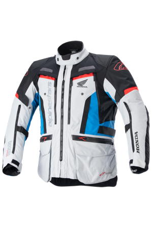 Alpinestars Honda Bogota' Pro Drystar MC Jacket Ice Grey/Blue/Bright Red S