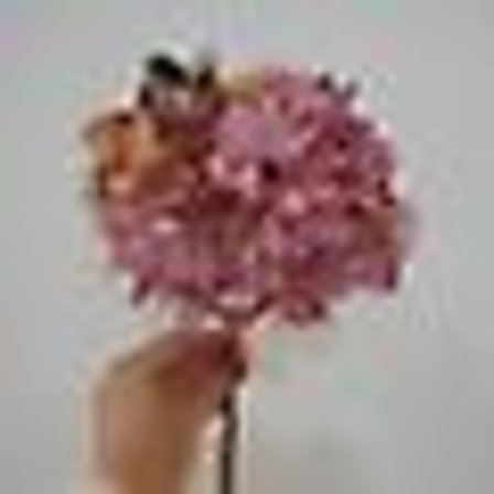 Hortensia, Konstgjorda blommor, Konstgjorda blommor med brända kanter, 3-delad bukettdekoration, Färg: Lila