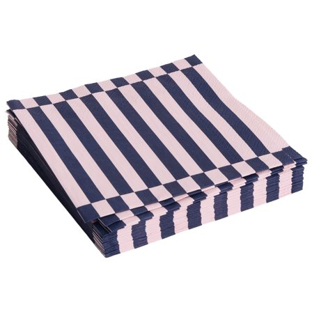 Hay Pattern middagsserviet, pink/mørkeblå - Pink, dark blue | KitchenOne