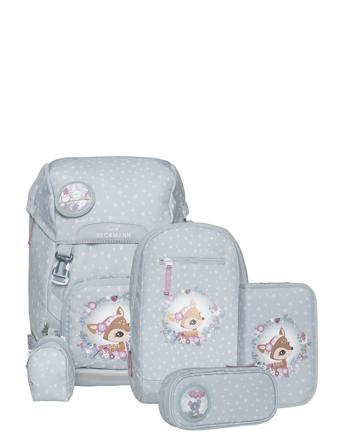 Classic 22L Set - Forest Deer Dusty Mint Accessories Bags Backpacks Blå Beckmann Of Norway*Betinget Tilbud