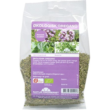 Natur Drogeriet Oregano Skåret Ø 40 g, Helse & Madvarer, Madvarer, Øvrige Fødevarer