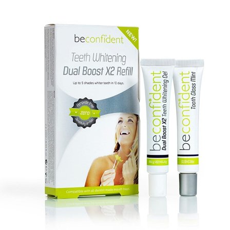 Beconfident Teeth Whitening Dual Boost X2 Refill 10+10 ml, Medicin & Pleje, Mund & Tandpleje, Tandblegning