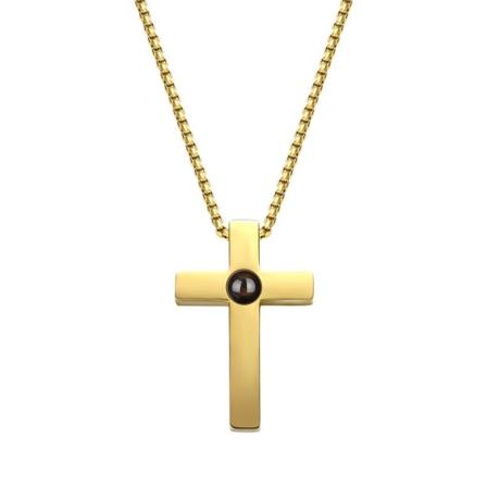 100 språk jag älskar dig projektionshalsband GULD gold