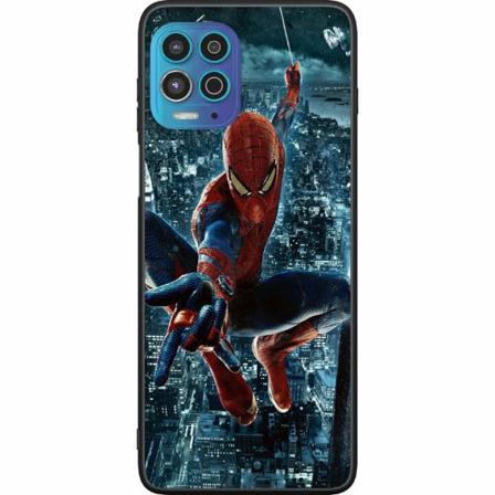 Motorola Moto G100 Svart Skal Spiderman