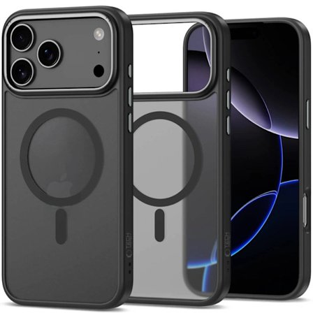 Tech-Protect Mobilskal till iPhone 17 Pro Max Magsafe Edge - Svart/Gunmetal