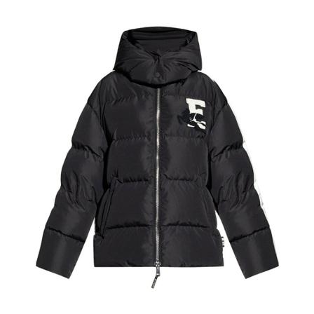 Etro Down Jakke with logo Sort, Dame