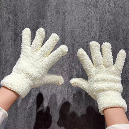 Fortykkede varme plys fingerhandsker til hudpleje, super bløde, stærke og kuldebestandige