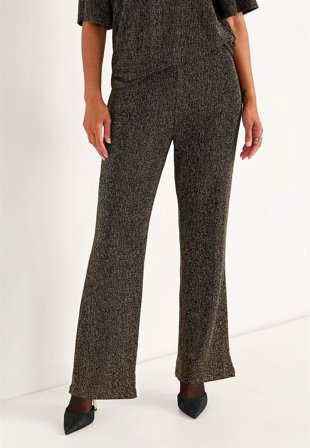 Cellbes of Sweden - Glitrende festbukser i bronze til damer i størrelse 54/56