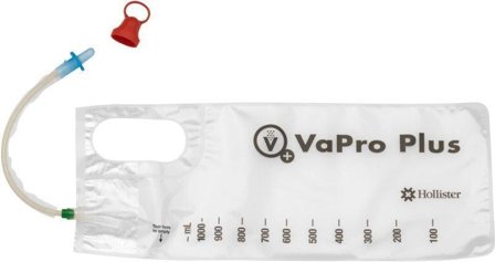 Vapro Vapro Plus kateter med oppsamllingspose, til kvinner, 74122, Ch 12, nelatin, lengde 20 cm, 30 stk.