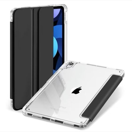 Stilrent skal för iPad 13" Air M2/M3 svart transparent rem