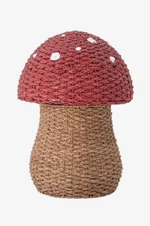 Bloomingville MINI - Korg Cointha, med lock - Röd - Korgar & småförvaring - Från Homeroom