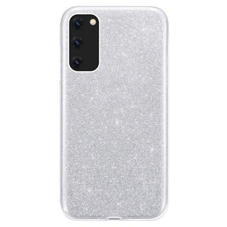 Glitter Skal För Samsung Galaxy A21s - Silver Silver