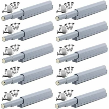 Push to Open -magneettisalvat, ponnahdusmekanismilla avattavat magneettisalvat, avaa ja sulkee oven yksinkertaisella painalluksella (10 kpl), DEBUNS