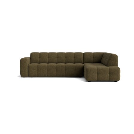 Paris hjørnesofa, højrevendt - Modesto Mørkegrøn - 294x220x77cm - Elegant og Robust Design, Fantastisk Komfort, Eksklusiv Smag, Samlingspunkt i Stuen