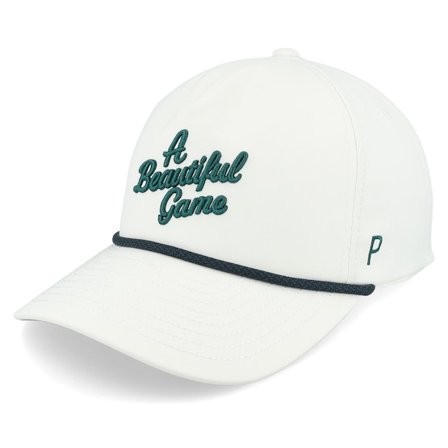 Puma - White adjustable Lippis - Beautiful Game Cap White A-Frame Adjustable @ Hatstore