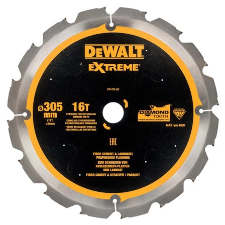 Dewalt DT1475-QZ Diamantkapskiva 305 x 30 mm, 16T, Maskintillbehör & förbrukning
