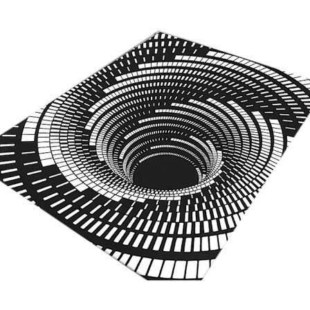 Visuell Matta Vardagsrum Sovrum Kaffebord Matta Golvmatta B