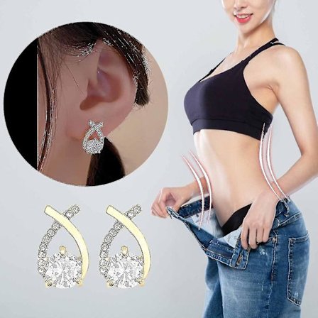 Lymfatiska Germaniumörhängen Germaniumörhängen Oregelbundna High-End Örhängen För Kvinnor