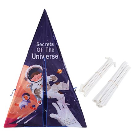 Romskip for barn - Kosmisk utforskning - Sammenleggbart innendørs og utendørs leketelt