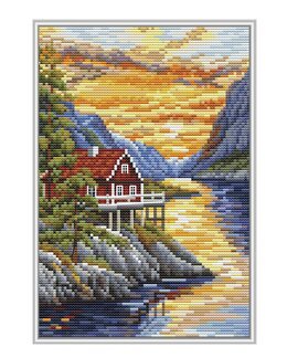 Broderikit Tavla Nordisk stillhet