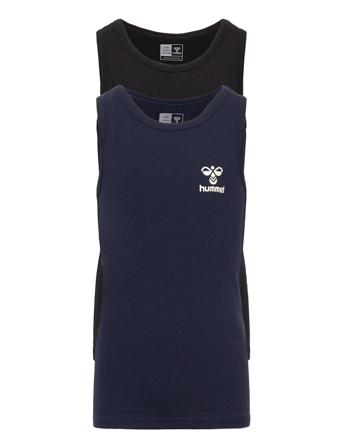 Hmlnolan Tank Top 2-Pack T-shirt Ærmeløs Blå Hummel
