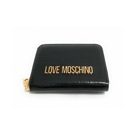 Moschino, Wallets ; Cardholders Czarny, Kobieta, Rozmiar: ONE Size