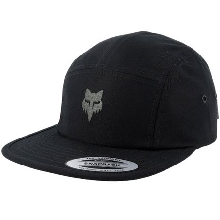Fox - Svart snapback Keps - "Fox Head Camper Black 5-Panel " @ Hatstore