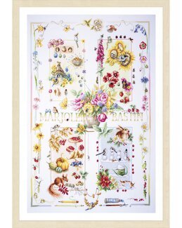 Broderikit Tavla Fyra årstider Marjolein Bastin