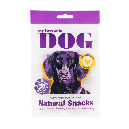 My favourite DOG - Sandwichstrimler med kylling 360 g - Hund - Hundegodbiter & tyggebein - Naturlige godbiter for hund - ZOO.no