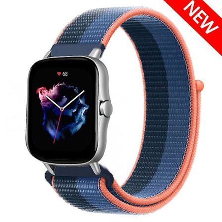 20 mm 22 mm watch för Amazfit Gts/2/2e/4/3/mini Gtr 4/2/3/ pro 47 mm Stratos 3 nylon Pulseira Correa Amazfit bipsband