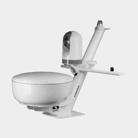 Scanstrut Radarmast för lampor, kamera, GPS, VHF & söksljus