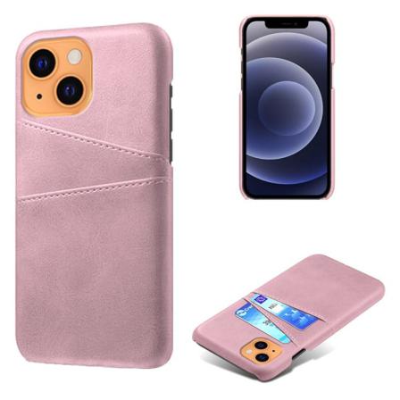 Pu-läder Korthållare Skal Iphone 13 Mini - Rosa Rosa