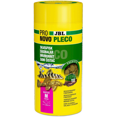 JBL - Pronovo Pleco Wafer M 1000 ml - Akvaristikk - Fiskefôr & fiskemat - Flakfôr - ZOO.no