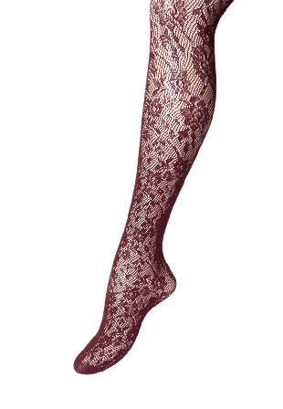 Å WOMAN Strumpbyxor i spets, 1-pack Röd L